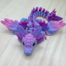 Mini Axolotl-Drache mit Flügel